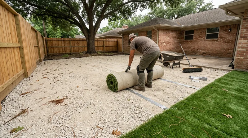 Residential Artificial Grass Installation Houston