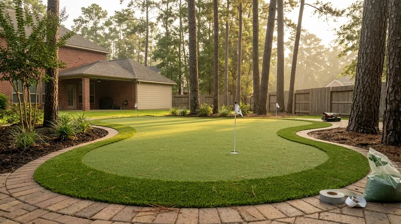 Putting Green Installation Houston